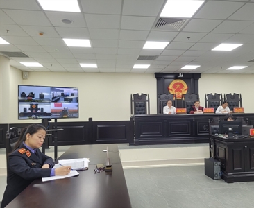 Viện KSND huyện Thanh Trì và VKSND quận Hai Bà Trưng phối hợp TAND cùng cấp...